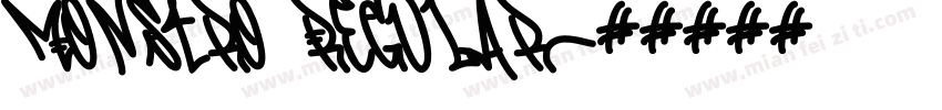 Monstro Regular字体转换